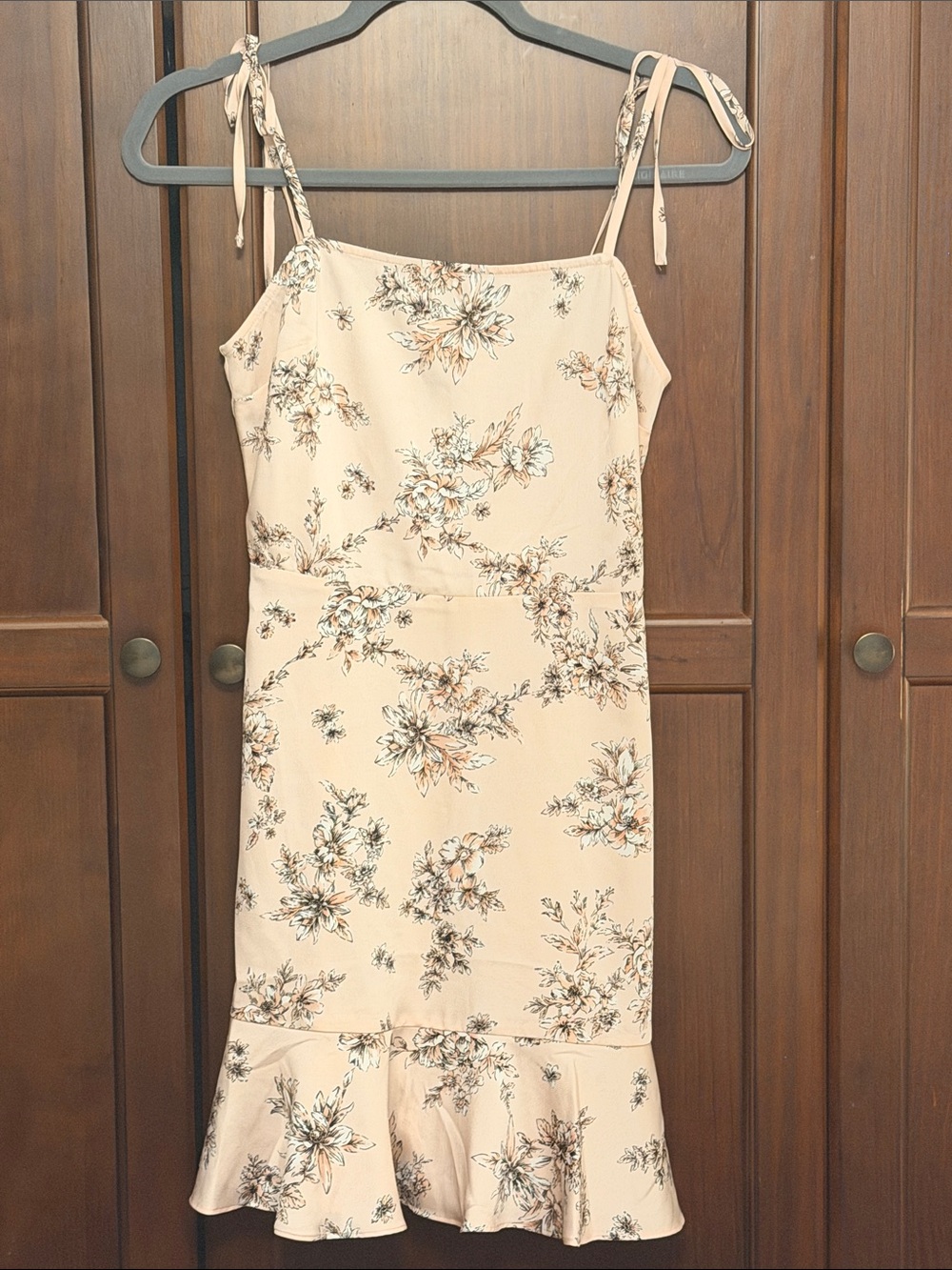 Floral Tie-Shoulder Dress